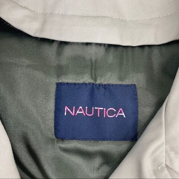 Nautica Men's Long Trench Coat Sz 42R tag not attached, was too big so reposhing - Picture 6 of 10